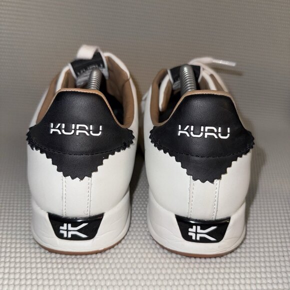 Kuru Roam Classic Court White Brown Athletic Leather Shoes Sneakers Men’s 10.5 - Picture 3 of 8